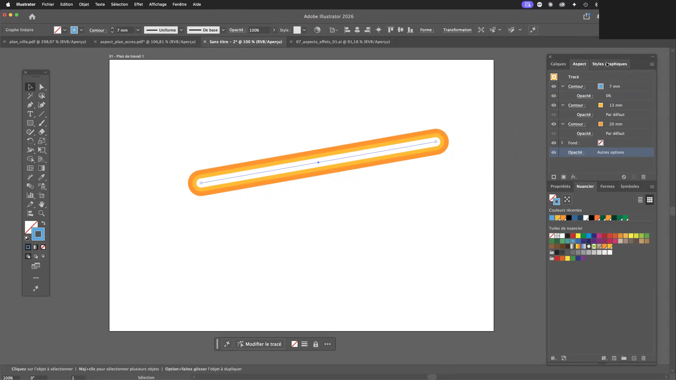 Adobe Illustrator et la palette aspect 9 Création d’un style graphique dans Adobe Illustrator à partir de la palette Aspect