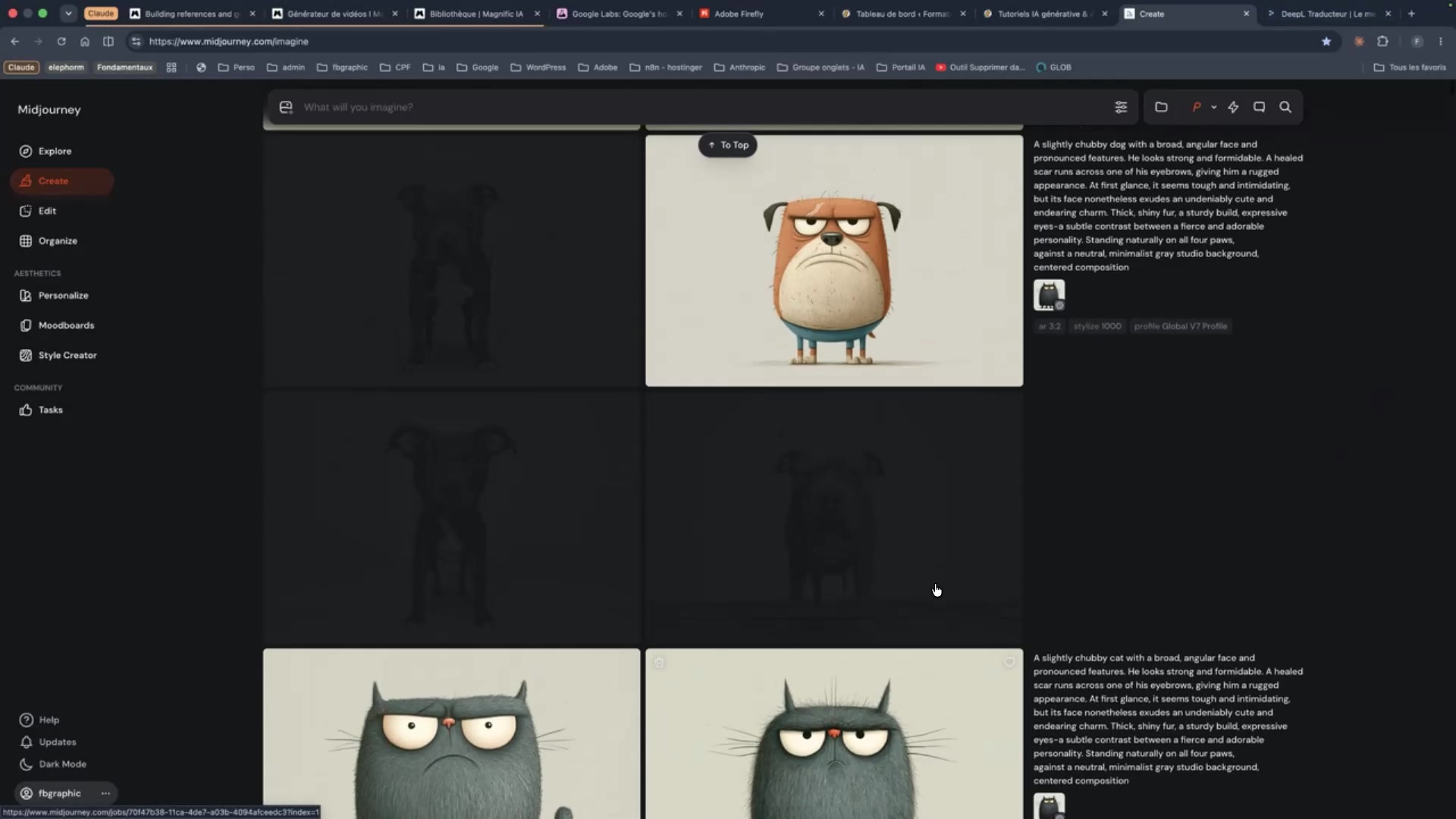 Midjourney et les matrices de permutation 14 Personnage de cheval illustré issu de la matrice de permutation Midjourney