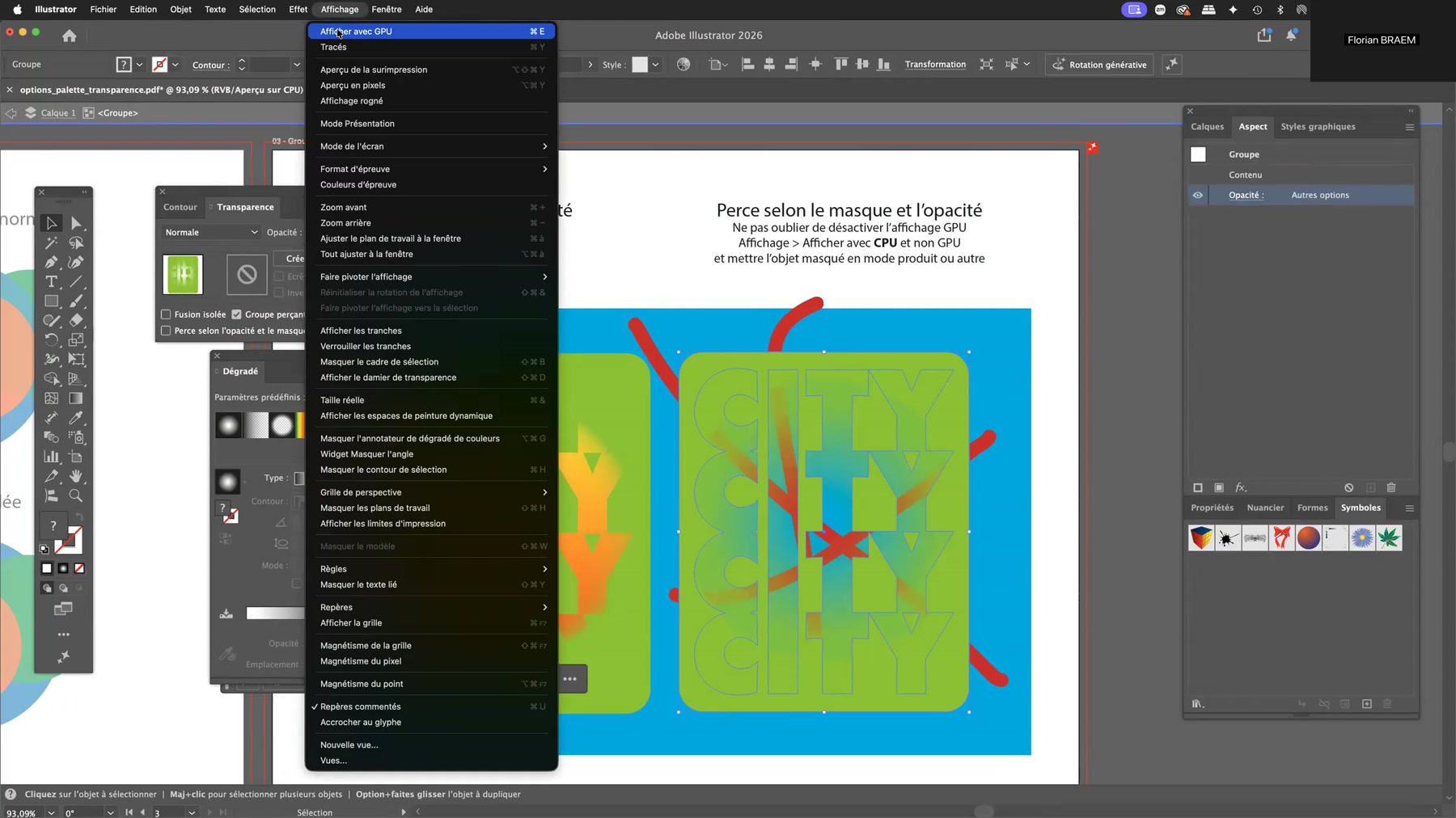 Adobe Illustrator et les options d'opacité 12 Affiche vectorielle finale réalisée avec les options d'opacité d'Adobe Illustrator