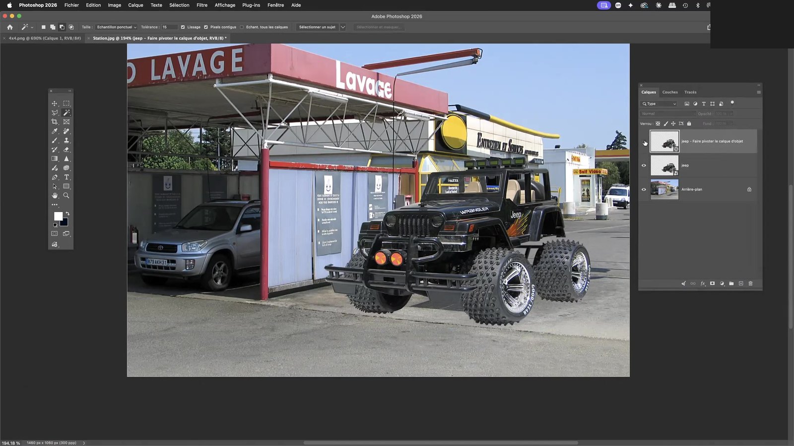 Nouveau calque Faire pivoter le calque d'objet dans le panneau Calques de Photoshop Nouveau calque Faire pivoter le calque d'objet dans le panneau Calques de Photoshop